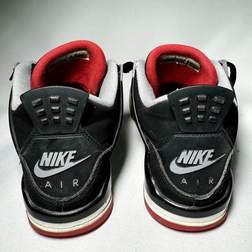 Size 6.5 - Nike Air Jordan 4 Retro OG GS Bred 2019 Men's Shoes
